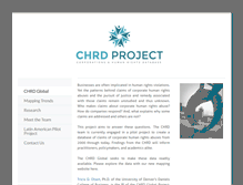 Tablet Screenshot of chrdproject.com